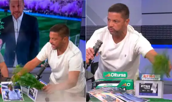 Pedro García realiza un ritual de ruda a Pablo Guede con la esperanza de mejorar la suerte de Alianza Lima: "Esa pelota que no entró, esta vez pueda entrar"