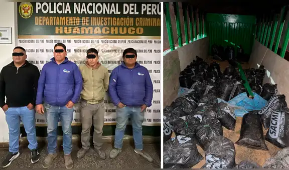 Capturan a cuatro integrantes de “Los Rápidos de Paranshique” en La Libertad: PNP decomisó mineral ilegal valorizado en S/660.000