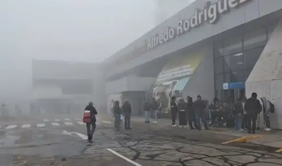 Cancelan vuelos en Aeropuerto Alfredo Rodríguez Ballón de Arequipa: neblina causa reprogramaciones