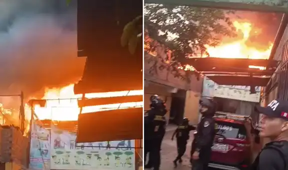 Incendio en San Juan de Lurigancho: emergencia en fábrica textil moviliza 11 unidades de Bomberos