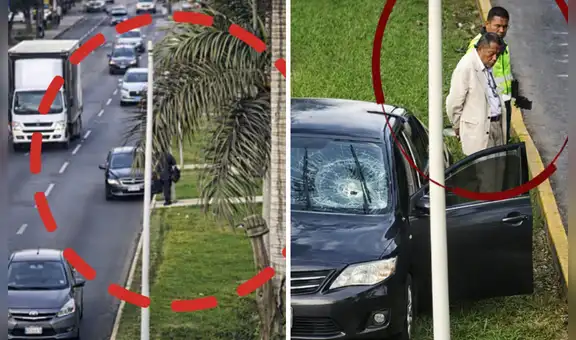 Auto se desvía y atropella a hombre que esperaba para cruzar en la av. Javier Prado: cámaras grabaron el hecho