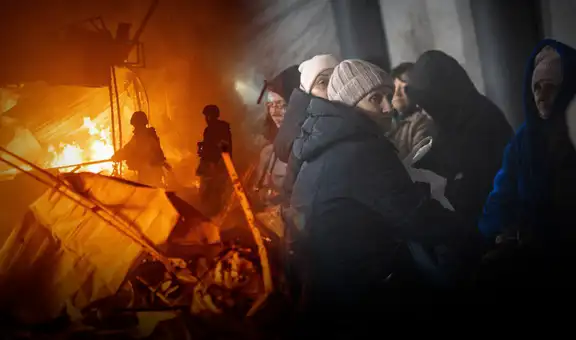 Ucrania denuncia "una de las noches más aterradoras" tras ataque de Rusia que dejó a 2.600 edificios sin calefacción