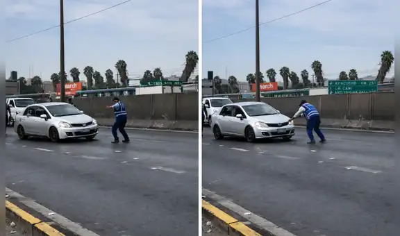 Conductor atropella a fiscalizador de Sutrán para evadir operativo en Puente Piedra