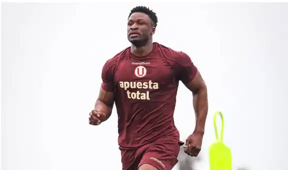 Sekou Gassama explica su estilo de juego previo a su posible debut con Universitario: "Soy un '9' potente, fuerte de espalda"