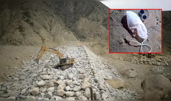 Dejan artefacto explosivo en obra de la quebrada San Idelfonso en Trujillo