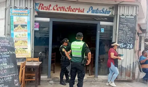 Balacera en restaurante 'Punto y Sabor' de Comas deja a obrero herido mientras almorzaba