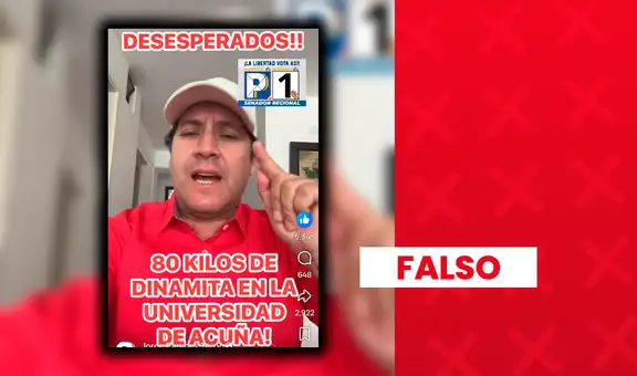 Intento de atentado con 80 explosivos NO ocurrió en la UCV de Trujillo