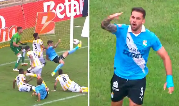 Felipe Vizeu luchó en el área y marcó golazo de chalaca: así fue el 1-0 de Sporting Cristal en Chongoyape