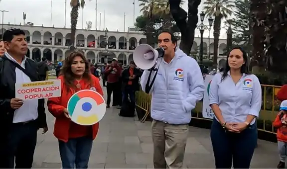 Yonhy Lescano desde Arequipa: “Fujimori siempre pierde” y plantea que el próximo presidente sea del Sur
