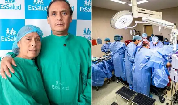 Perú realiza su primer trasplante renal incompatible: hombre de 55 años logra donar un riñón a su esposa