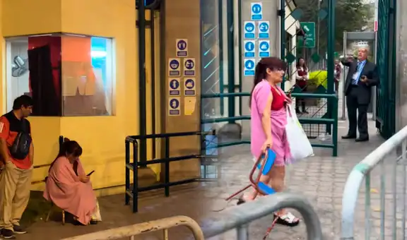 Madre hizo cola desde la madrugada en la puerta de la UNI para que su hijo rinda examen de admisión, pero personal de seguridad la retiró