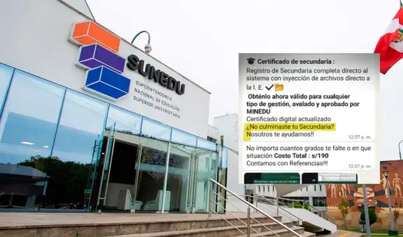 Títulos universitarios por S/1.500: así opera la mafia que falsifica sellos de Sunedu por WhatsApp