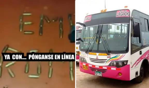 Extorsionadores envían amenaza a empresa 'La Roma' y exigen S/50.000 para no atentar contra choferes: "No estamos jugando"