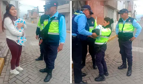 Serenazgo acude al rescate de recién nacida hallada por vecina en Arequipa