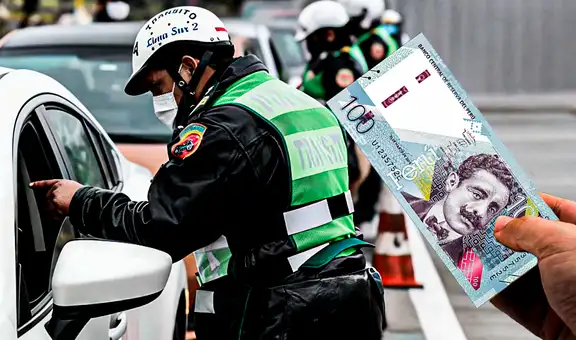 Policía admitió que cobró S/100 de coima a chofer y será expulsado de la PNP
