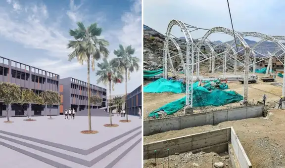 Avance en obras de emblemático colegio en San Juan de Lurigancho ya supera el 56%: recibió una inversión de más 1.100 millones de soles y proyecto estaría listo en junio