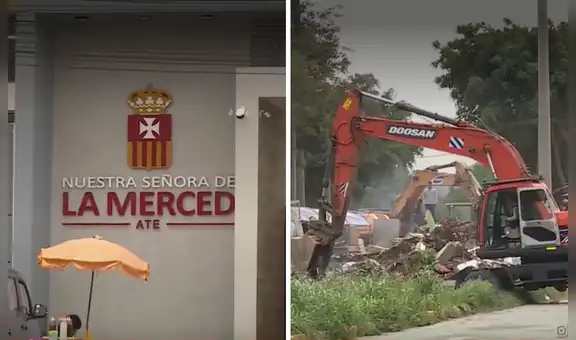 Municipalidad de Ate destruye parte del emblemático colegio La Merced para liberar tramo de avenida: institución denuncia “atropello”