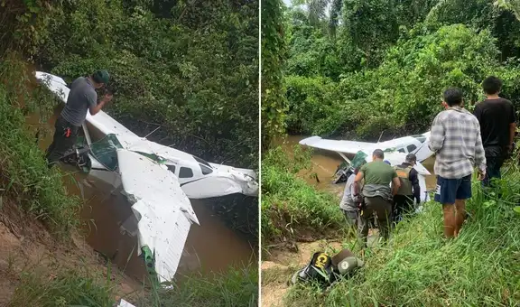 Avioneta de la PNP que trasladaba a detenido por narcotráfico sufre desperfecto rumbo a Pucallpa