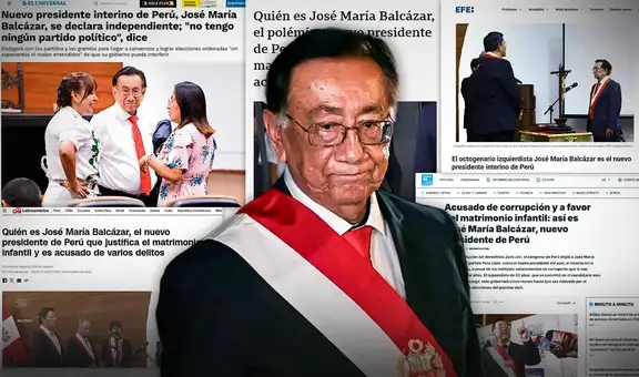 Defensor del matrimonio infantil e investigado por corrupción: así informan medios extranjeros asunción de José María Balcázar