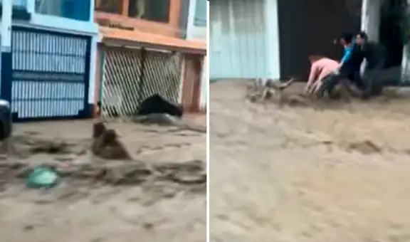 Adulta mayor muere tras ser arrastrada por huaico cuando intentó salvar a su nieta en Arequipa