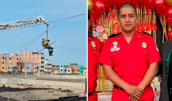 Así se llevan a cabo las labores de rescate del policía que intentó salvar a un perrito en el río Rímac