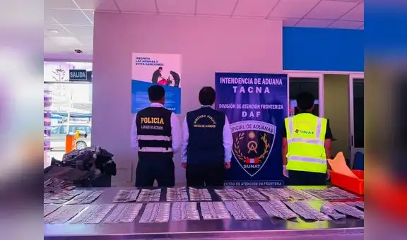 Llegaron a la frontera con Chile y dijeron que llevaban “un regalo”: tenían US$ 363 mil sin declarar