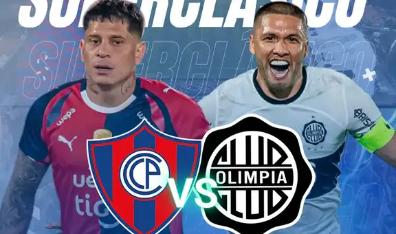 Cerro Porteño vs Olimpia HOY EN VIVO por el superclásico de Paraguay vía Tigo Sports