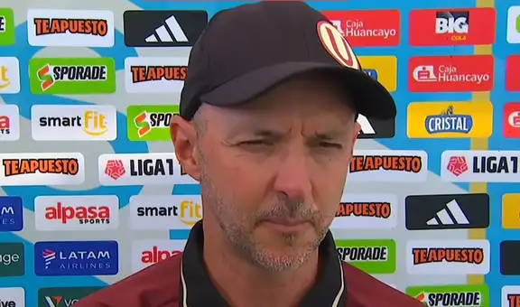 Javier Rabanal sobre empate de Universitario ante Sporting Cristal: "Los cambios disminuyeron el nivel del equipo"