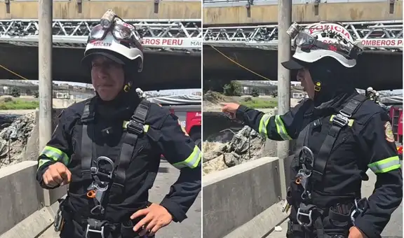 Amigo rescatista de policía arrastrado por el río Rímac recuerda: "Salí corriendo para alcanzarlo"