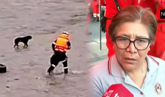 Tía de rescatista fallecido tras intentar salvar a un perro en el río Rimac: “Él amaba ser policía y bombero”