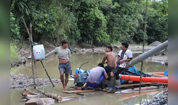 22 ríos y sus afluentes están contaminados por la minería ilegal