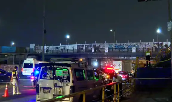 Chofer de miniván muere tras ser atacado en la Vía de Evitamiento mientras llamaba a pasajeros en paradero Acho