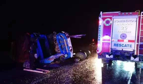 Trujillo: accidente vehicular en Laredo deja dos heridos