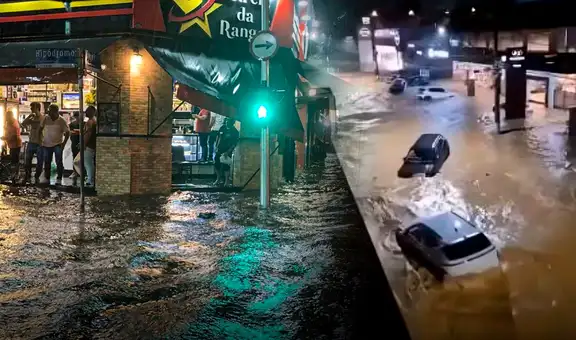 Mueren alrededor de 20 personas y más de 400 son desplazadas tras las fuertes lluvias que azotaron el sureste de Brasil