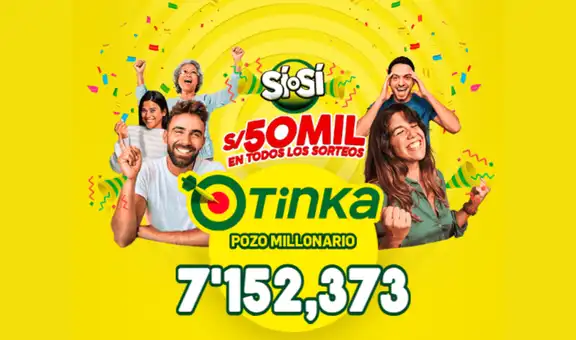 Sorteo de La Tinka HOY miércoles 25 de febrero de 2026: premios, jugada ganadora y Pozo Millonario