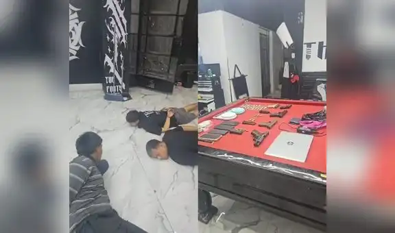 ‘Los Garkas del Crimen’, una banda criminal que planificó extorsiones desde una barbería