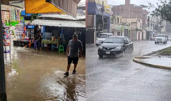 Intensas lluvias colapsan techos de hospitales e inundan sedes policiales y mercados en Chiclayo