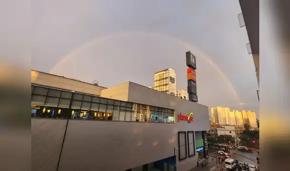 Arcoiris sorprende a limeños tras lluvias de verano: así se observó desde diversos distritos de la capital