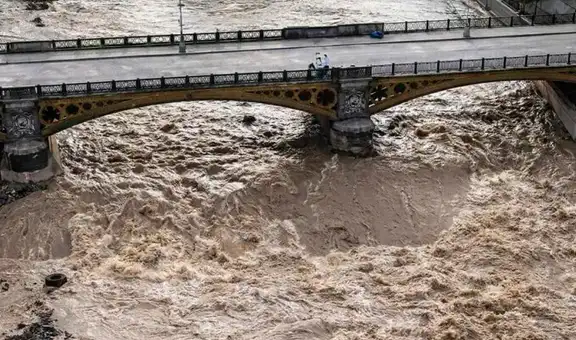 Río Rímac alcanzó umbral rojo tras aumento del caudal: INDECI recomienda alejarse de las riberas