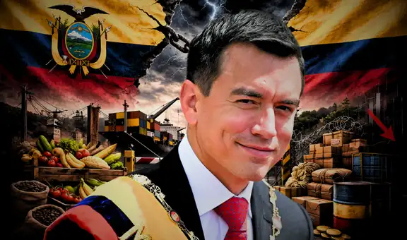 Ecuador confirma ruptura unilateral con el gobierno de Petro y Noboa considera a Colombia como el "peor socio comercial"
