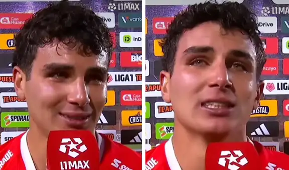 Matías Succar se emocionó hasta las lágrimas tras su gol agónico en la victoria de Cienciano: "Premio de Dios y la vida"