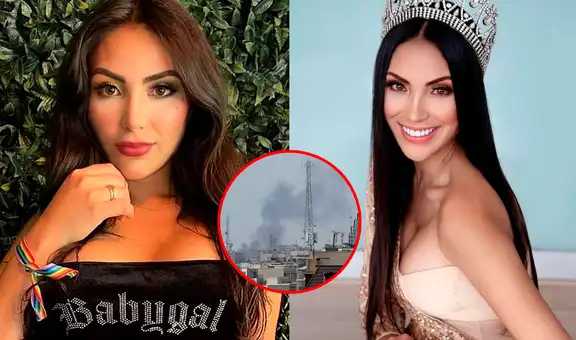 Ex Miss Perú radica en Dubai y relata el terror que vive tras bombardeos de Irán: "Hubo ataque de misiles cerca de donde vivo"