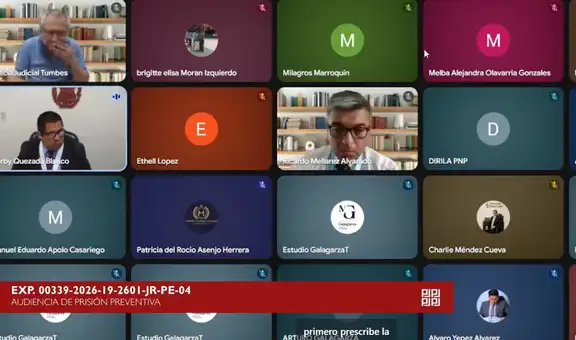 Corte de Tumbes dicta 24 meses de prisión preventiva para gobernador regional