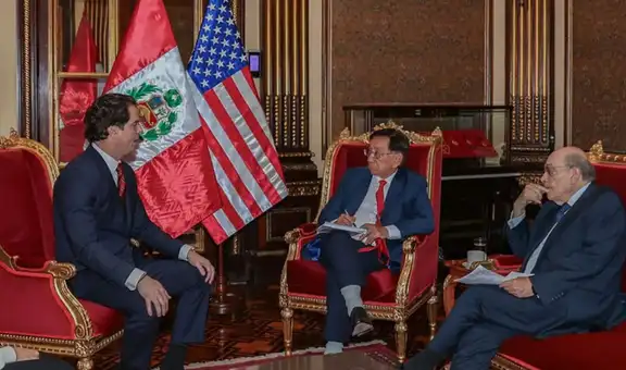 José María Balcázar se vuelve a reunir con embajador de EE.UU. en Palacio de Gobierno