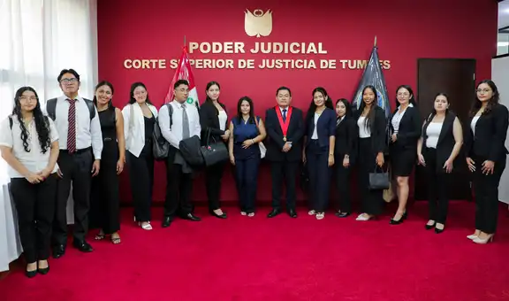 Corte de Tumbes da la bienvenida a universitarios del Programa SECIGRA