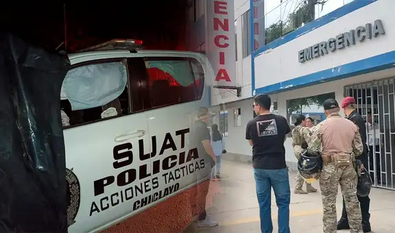 Cuatro policías gravemente heridos tras choque entre patrullero y camión en la carretera Belaúnde Terry en Chiclayo
