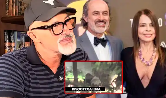 Carlos Alcántara es ampayado besando apasionadamente a mujer en discoteca tras terminar su matrimonio de 15 años