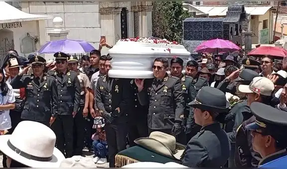 “Te vamos a extrañar, Marleni”: El último adiós a la policía asesinada por su colega