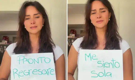 Maricielo Effio reaparece llorando desde los Estados Unidos y confiesa sentirse sola tras no conseguir trabajo como actriz: “Estaré bien”