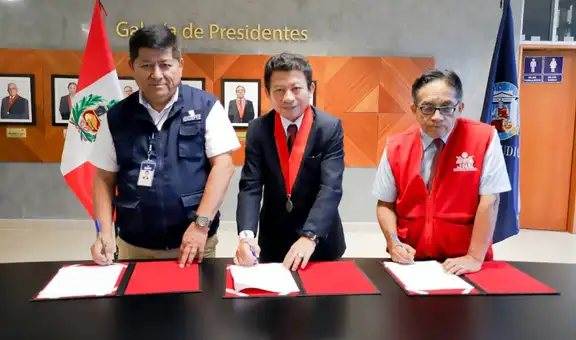 Presidente de la Corte de Sullana y autoridades electorales firman acta de compromiso para difusión de programa “Justicia Electoral”